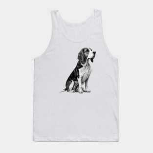 B&W Beagle Tank Top